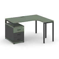 Стол эргономичный с опорной тумбой Concept CN.SA-303(R)