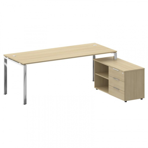 Стол руководителя с тумбой Metal System Direct БГ.СРТ-6.8 (R) фото 4 Стол руководителя с тумбой Metal System Direct БГ.СРТ-6.8 (R) фото 4