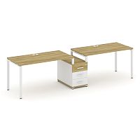 Бенч-система на 2 места с 1 опорной тумбой Concept CN.ORS-303